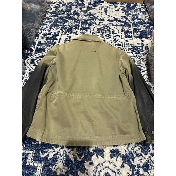 Current Elliott Lone Soldier Jacket with Ombre Coated Sleeves - Picture 9 of 11